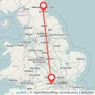 Reading Durham bus map