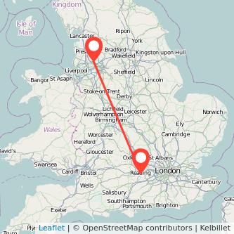 Reading Bolton bus map