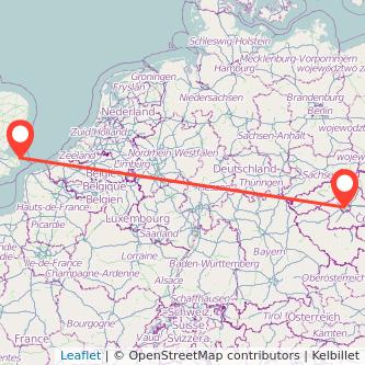 Ramsgate Prague train map