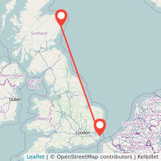 Ramsgate Aberdeen train map