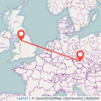 Preston Prague bus map