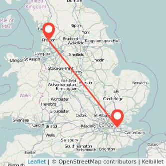 Preston Swanscombe bus map