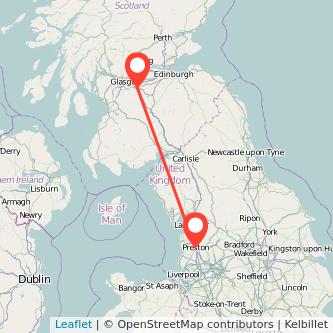 Preston Motherwell bus map