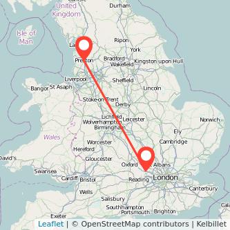 Preston High Wycombe bus map