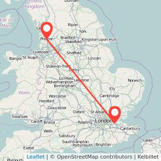 Preston Gravesend bus map