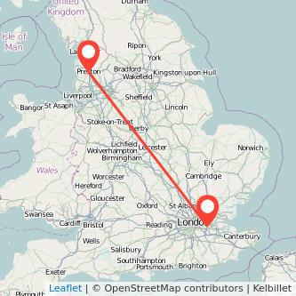 Preston Dartford bus map