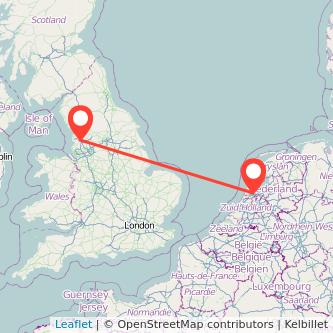 Preston Amsterdam bus map