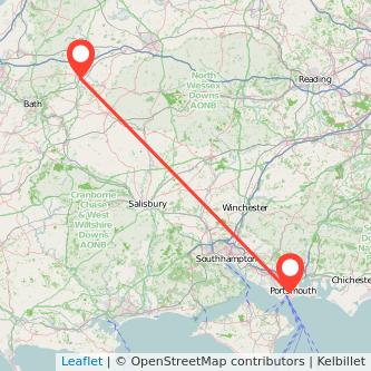 Portsmouth Chippenham train map