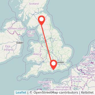 Portsmouth Carlisle train map