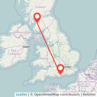 Portsmouth Ayr train map