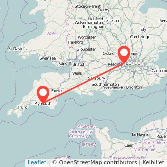 Plymouth Windsor train map