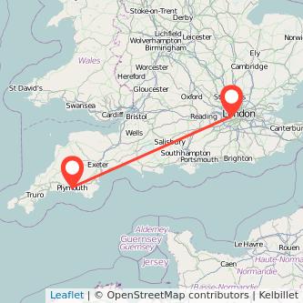 Plymouth Richmond train map