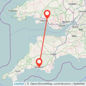 Plymouth Neath train map