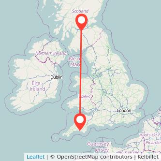 Plymouth Motherwell train map