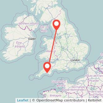 Plymouth Lancaster train map