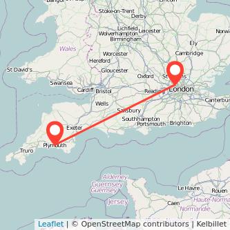 Plymouth Harrow bus map