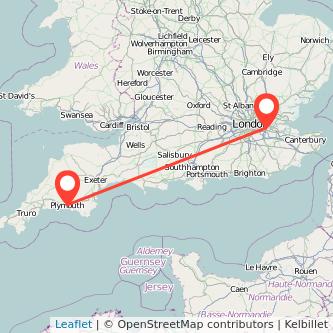 Plymouth Dartford bus map