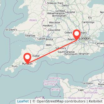 Plymouth Ascot bus map