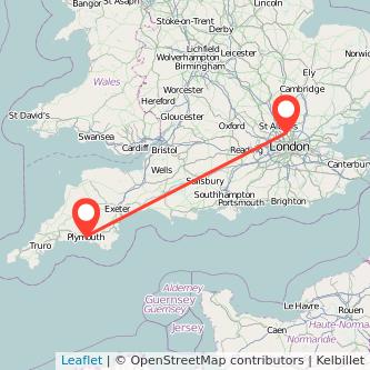 Plymouth High Barnet bus map