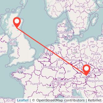 Perth Vienna train map