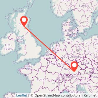 Perth Munich train map