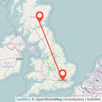 Perth London bus map