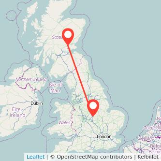 Perth Leicester bus map