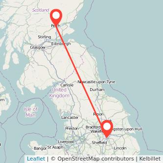 Perth Doncaster bus map