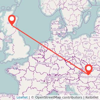 Perth Budapest bus map