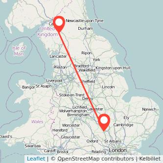 Penrith Milton Keynes train map