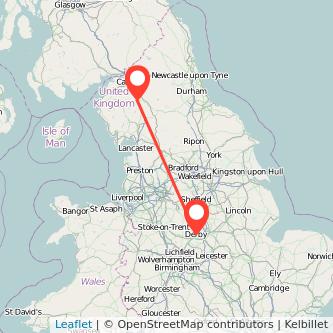 Penrith Derby bus map