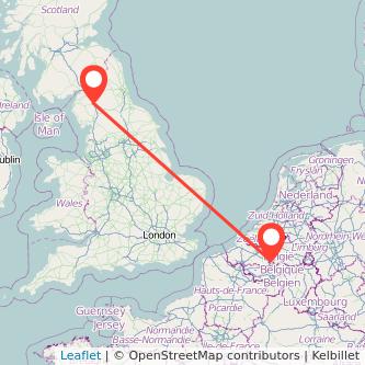 Penrith Brussels train map