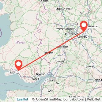 Nuneaton Neath train map