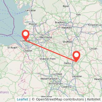 Nottingham Liverpool train map