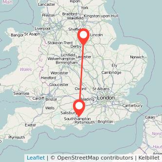 Nottingham Eastleigh bus map