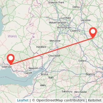 Northampton Neath train map