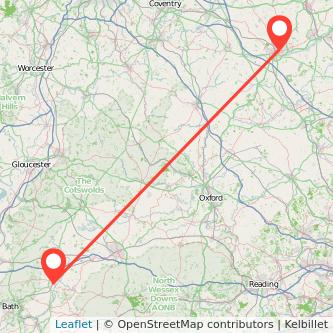 Northampton Chippenham train map