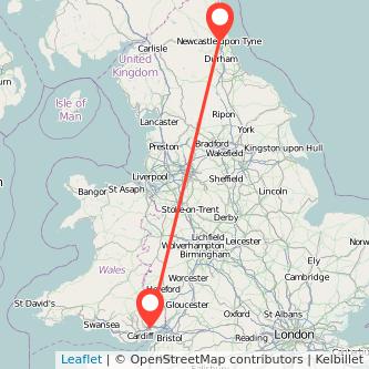 Newport Newcastle upon Tyne train map