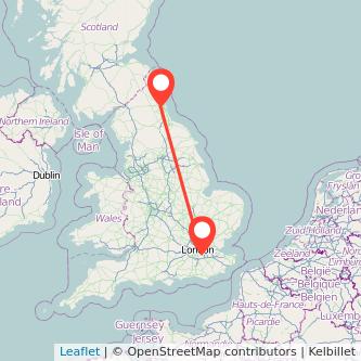 Newcastle upon Tyne Bromley train map