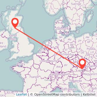 Motherwell Vienna train map