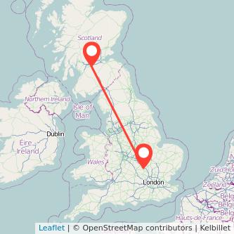 Motherwell Milton Keynes bus map