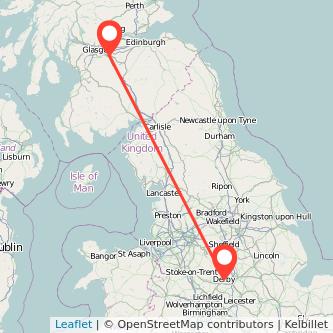 Motherwell Derby bus map