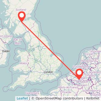 Motherwell Brussels bus map