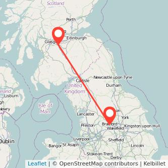 Motherwell Bradford train map