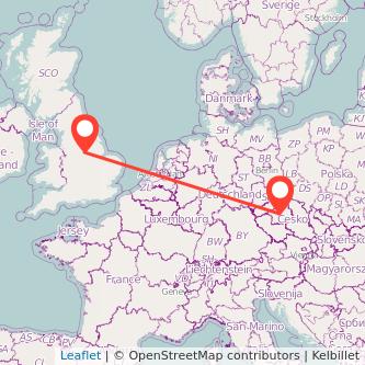 Mansfield Prague bus map