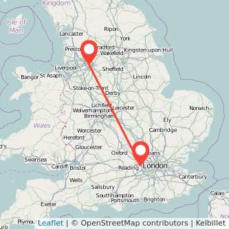 Manchester Slough train map