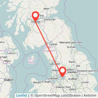 rail travel glasgow to manchester