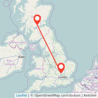 Luton Stirling bus map