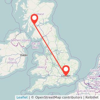 London Greenock bus map