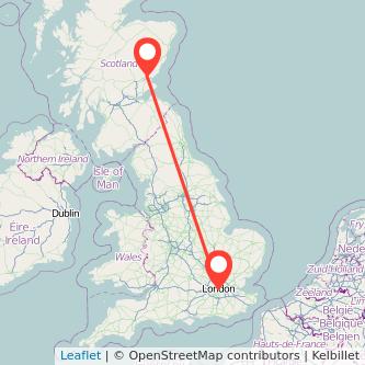 London Dundee bus map